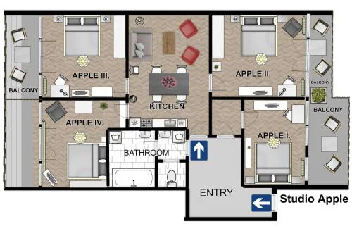 New Town - Apple Apartments