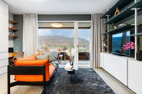 Prague Days - Studio with Terrace and Garage in Modern Building