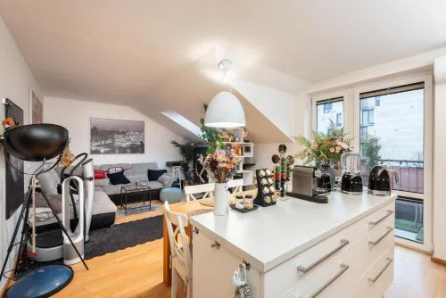 QUIET apartment with FREE parking & balcony