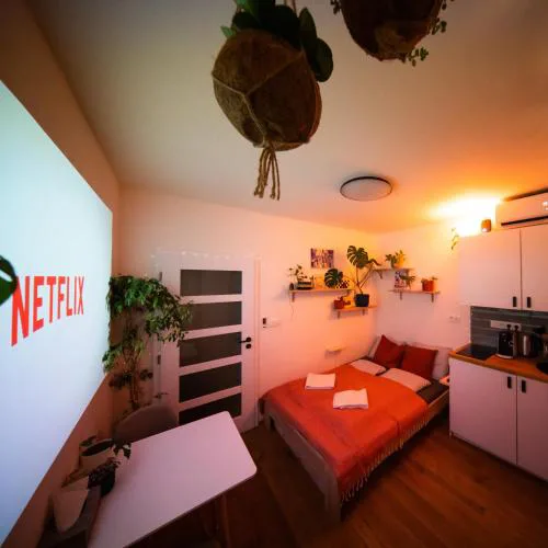 Small cozy flat with balcony & private parking