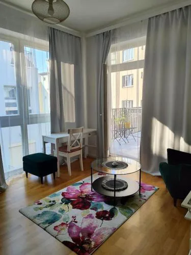 Studio with balcony in Vinohrady