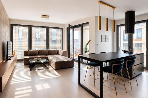 Stylish 2BDR Apartment with Free Parking & Terrace by EasyBNB Premium