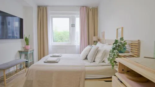 Stylish Studio in Smichov, Private parking, Free Gym