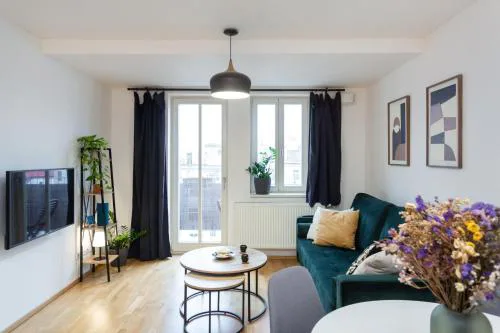 Stylový penthouse u pražského parku a centra