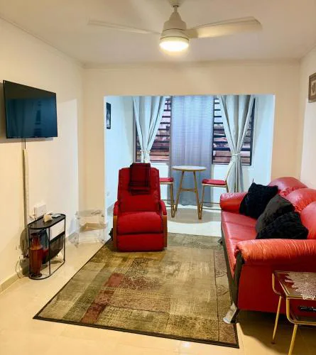 2BR Santo Domingo Este AC, Laundry, near airport
