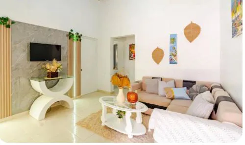Una Estancia Moderna y Confortable