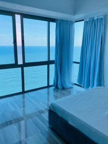 Habitación Privada con vista al mar Ámbar, Malecon Santo Domingo