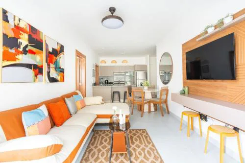 Moderno apartamento con jacuzzi y gimnasio