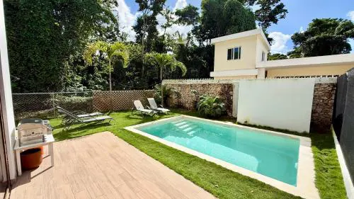 Zen Villa With Pool walking distance from Playa Ballenas