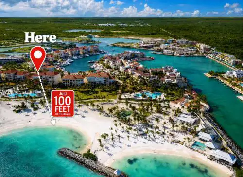 Beachfront & Marina view 4BR Condo Cap Cana