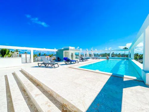 ROOFTOP POOL Ducassi Suites ROOMS Hotel Playa Bavaro WiFi Parking BEACH & SPA