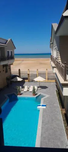 Aqua blue bay