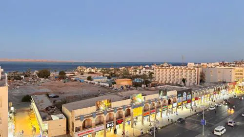 Bahia Hurghada City Center - Cozy & Cheap Serviced Apartment with sea view