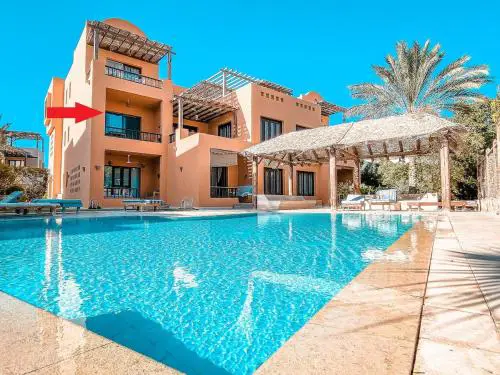 Modern 2 bedroom apartment in El Gouna with pool