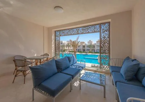 Sea View 2BR Mangroovy Gouna I Swimming Pool and Red Sea Beach