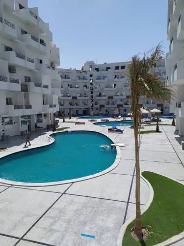 Tiba View flat near pool