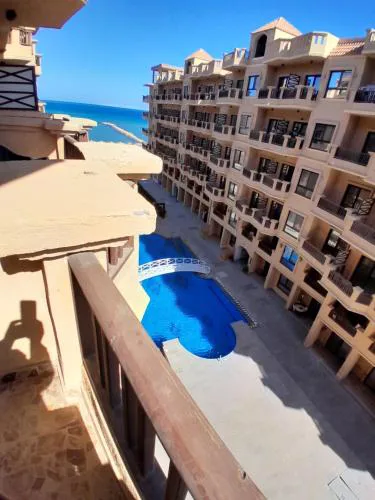 Turtles Beach resort hourghada Studio view sea view pool private beach jacuzzi pools air-conditioned restaurant on the beach jacuzzi security and a large sunny balcony