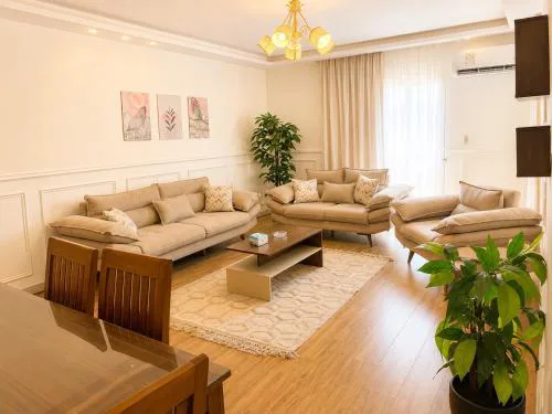 Al-Rehab Luxury Apartment 2 bed rooms New Cairo شقه فاخره غرفتين تشطيبات وفرش فندقي مدينه الرحاب القاهره الجديده