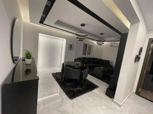Cozy studio with furniture