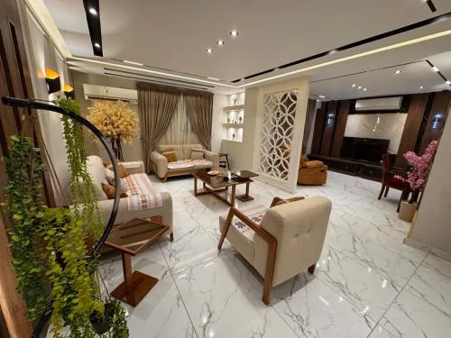 شقة فندقية فاخرة المهندسين 4 غرف نوم Mohandessin 4 Bedroom Luxury Hotel Apartment