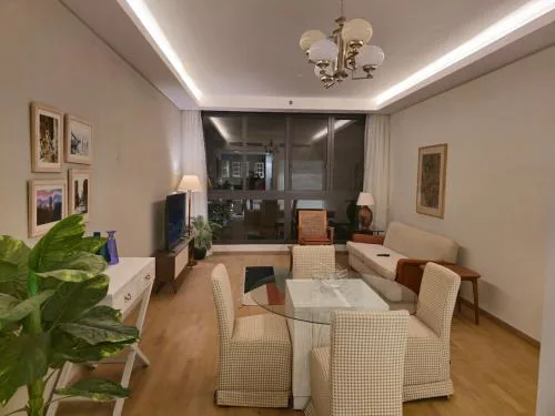 A fully furnished one-bedroom