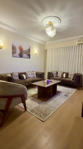 Elegant Two-Bedroom Apartment in Zamalek near 26 July St