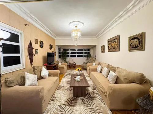 Family 2BR Apt Smart TVs & Balcony Nasr City