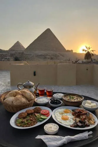 Golden Pyramids View