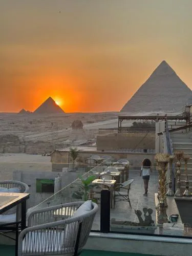 inside pyramids view