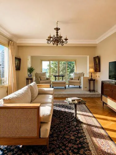 Luxurious apt with panormatic Cairo and Nile view