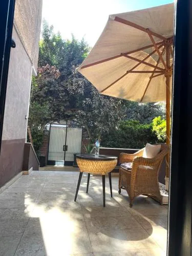 Maadi private garden & entrance 2 bed room apartment
