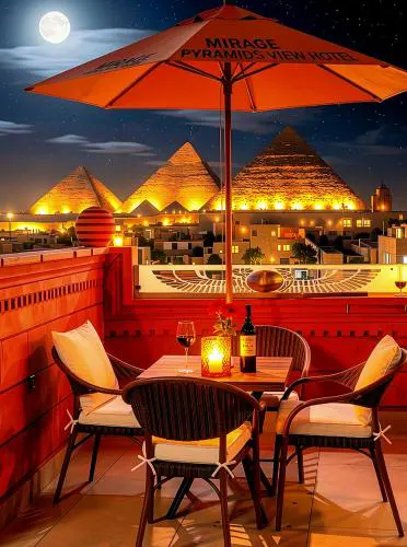 Mirage pyramids view hotel