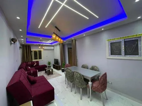 Modern furniture apartment.