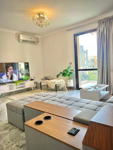 Panoramic View Luxury 2 Beds Hotel Apart - East Town Compound - Sodic - New Cairo - Cairo