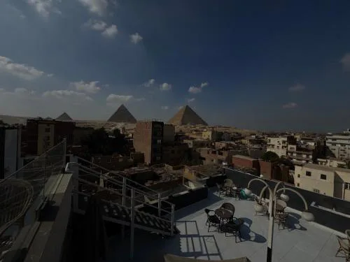 Sphinx and pyramid's View