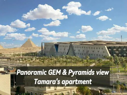 Tamara's Grand Egyptian Museum & Pyramids view 3BR Entire Apartment