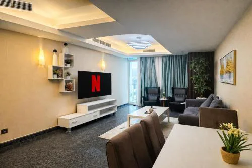 The Luxury 1BDR nile view apartment Hilton Maadi