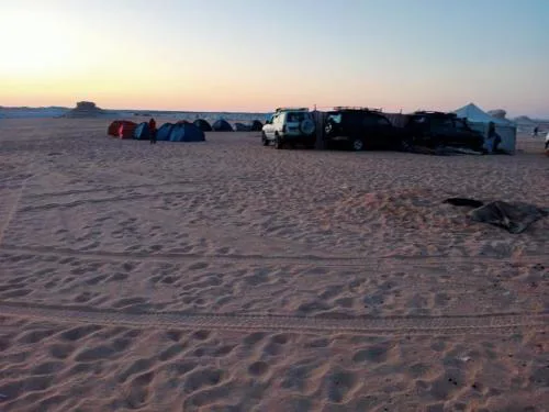 White desert tent