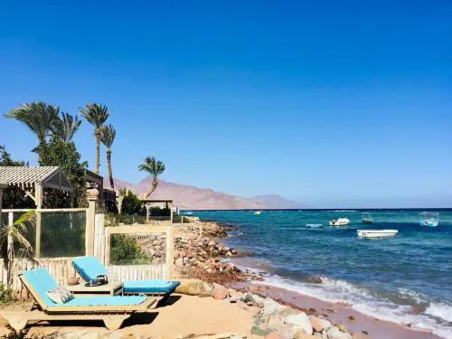 Stunning 6-Bedroom Beachfront Villa with Private Beach Access in Dahab