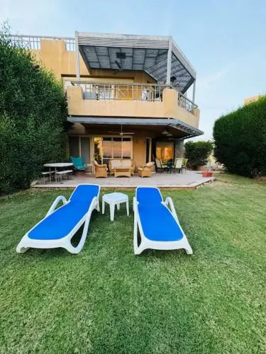 Luxury 3BR Duplex with Private Garden & Pool Access