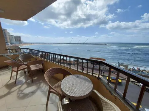 Apartment in Sidi Bishr with a full sea view