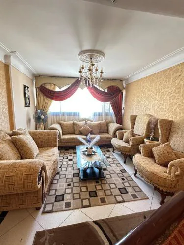 Regal and Spacious Retreat with Crystal Chandeliers