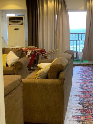 Sea view apartment for rent sidi beshr for families
