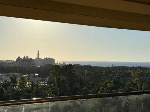 Sea View Luxury 3-Bedroom Apartment Overlooking King Farouk Palace Maamoura Beach Montaza إطلالة بحر شقة فاخرة 3 غرف نوم تطل على قصر الملك فاروق المعمورة المنتزه