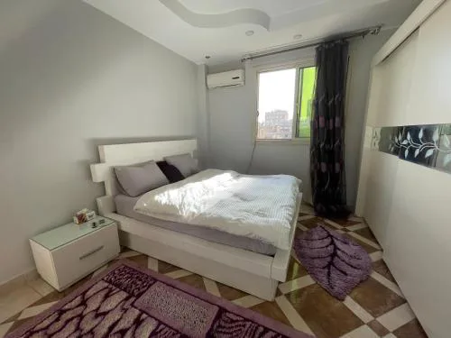 Purple Room in a sharing apartment
