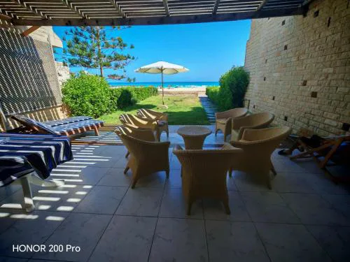 Chalet on beach