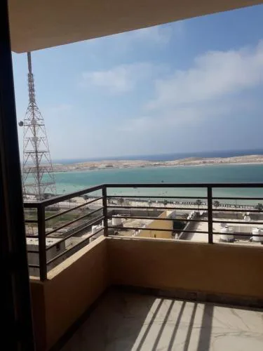 مرسي مطروح شقه مفروشه سوبر مطله علي فيو بانوراما للبحر