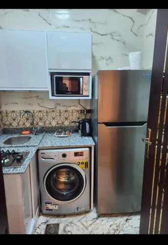 Hotel rooms in front of Mansoura University