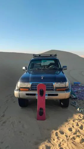 White desert Safari tent