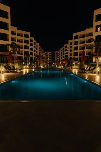 Elegant Coastal Chalet in Port Said with Pool Access